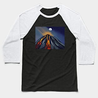 Volcano Baseball T-Shirt